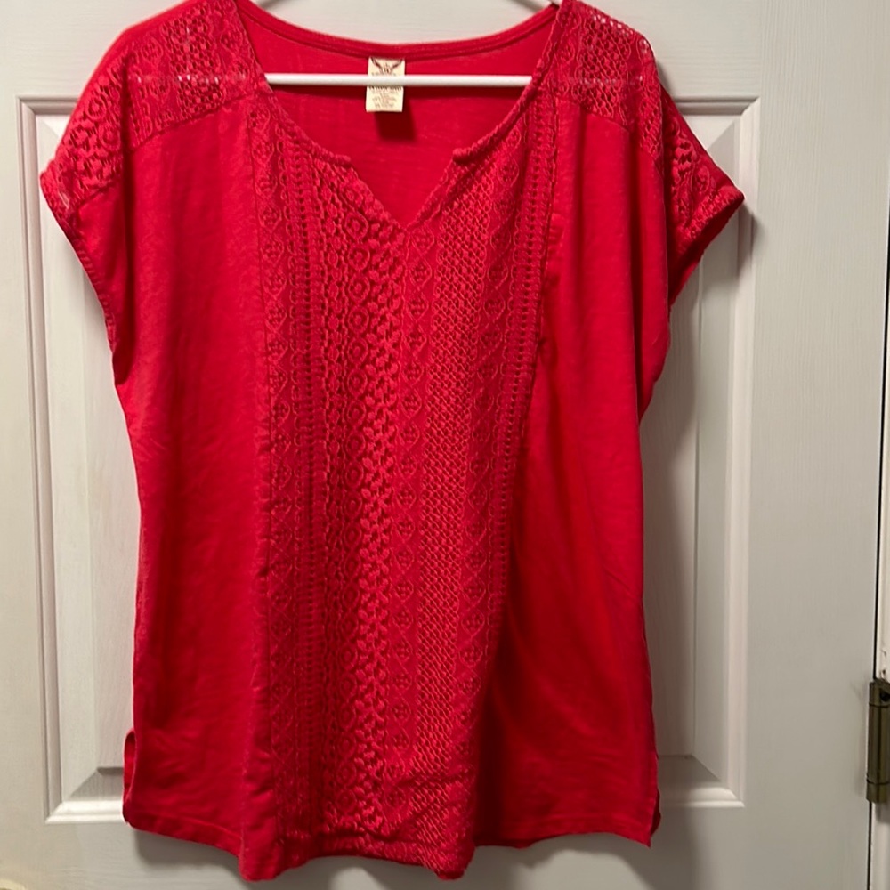 Faded Glory Women’s Cap Sleeve Top Size 2X